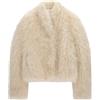 Guess - Giacca Simona in finta pelliccia effetto Mongolia - - Jackets - Donna - Beige