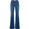 Elisabetta Franchi - Jeans a zampa con tasche - - Jeans - Donna - Blu