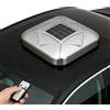 moupeaktain Telo Copriauto a Energia Solare Con Telecomando - Retrattile Automatico, Ricarica Solare, Tettoia Antivento E Antineve per Berline E Suv, Per Uso Interno Ed Esterno Silver-3XL+