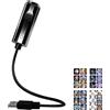 Generico Proiettore natalizio HD Plug and Play con 6/24 scene festive, proiettore olografico 5D con luce notturna, regolabile a 360°, lampada da soffitto USB per camera da letto e soggiorno (12pcs)