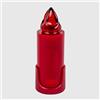 La Briantina Lumino Elettrico a Led con Supporto Adesivo, Durata 120 Giorni, Rosso con Luce Blu Intermittente, 10xø3.5 cm