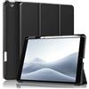 MoKo Custodia per iPad di 9a, 8a e 7a Gen da 10,2 Pollici, Nero | 2021/2020/2019, custodia per iPad con portapenne per Apple Pencil, custodia sottile con supporto, auto sveglia/sonno