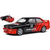 SOLIDO SL1801521 BMW E30 M3 DRIFT TEAM 1990 BLACK/RED 1:18 Modellino