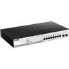 D-Link D-Link DGS-1210-10MP switch di rete Gestito L2/L3 Gigabit Ethernet [10/100/1000] Supporto Power over Ethernet [PoE] Nero (D-Link Web Smart DGS-1210-10MP - Switch - L2+ - smart - 8 x 10/100/1000 [PoE+] + 2 x Gigabit SFP - desktop - PoE+ [130 W]) …