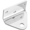 BESTOMZ Staffa Girevole Superiore per Supporto Bunk Barca, 4,8x3,5x3cm | Acciaio Inox 316, Argento, per Tavole Bunk e Scafi, Condizioni Marine e Ambienti Difficili