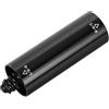 Abaodam Estensione per Stecca da Biliardo 7x2,2x2,2cm in Alluminio Nero | Adattatore per Prolunga, Giunto Intermedio Stabile, per Partite in Sala e Tornei Stecche 3/8-8