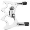 Toyvian Poggia Ponte per Biliardo in Ferro Argento Gomma, 9,4x6,9x2,4cm | Struttura Basso Forchetta e Piedini Rivestiti, Finitura Liscia, per Tavoli da Biliardo e Bar