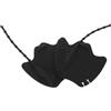 SAFIGLE Tavoletta da Nuoto in Silicone Nero 15x12,5x0,5cm per adulti | Design Palmare Cinghie Regolabili e Struttura Rigida, per Allenamento Tecnico in Vasca