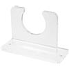 Artibetter Porta Pipistrello da Muro in Acrilico, Supporto verticale | Design Scanalatura Sagomata, Bordi Antigraffio, Include 2 Viti e 2 Tubi Espansione