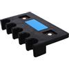 CIYODO Portastecche da Biliardo a Parete, Multi-Slot, Nero 18x10x3cm | Plastica e Metallo, Posizionamento Portatile, per Tavolo da Biliardo e Sale, Mantiene Ordine