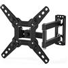 GRIFEMA GB1011-2 Supporto TV Parete 13-43, Staffa TV Muro Orientabile | Max 200x200 mm, Braccio TV Estensibile Inclinabile Universale, fino a 20 kg