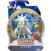 Jakks Pacific Sonic the Hedgehog - Statuetta di riccio con accessorio Checkpoint, 10 cm, colore: Argento