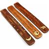 PORTA-INCENSO LUNGO IN LEGNO