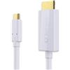 Sonero Cavo adattatore SONERO USB-C Premium, 2 m, connettore USB-C/connettore HDMI-A, bianco