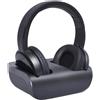 Merkloos Cuffie TV wireless con trasmettitore - compatibili con connessione ottica, AUX e RCA