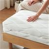 [neu.haus] Materasso a Schiuma Fredda 90x200x16 cm Materasso Traspirante Ergonomico con Coprimaterasso Trapuntato e Rimovibile con Cerniera Lampo
