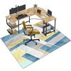 CCTSA Tappeto sotto Scrivania, Tappetino per Sedia da Ufficio, Tappeto per Sedia Gaming, Tappetino Protettivo per Pavimenti Duri, Protettivo Salvapavimento, Tappeto Sedia Parquet 180 x 230 cm