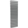 Aufun Doppia tenda a rullo, fissaggio senza fori, 80 x 220 cm (larghezza x lunghezza), tenda a rullo con catena, per finestre e porte, tenda a rullo laterale, protezione dalla privacy, colore grigio