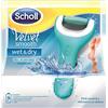 Dr. Scholl's Scholl Velvet Smooth Wet&Dry - Roll per Pedicure, Elettrico Professionale Ricaricabile