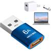 Generic Adattatore reversibile da USB C a USB 3.0 Cavo di ricarica rapida da USB C a USB A Adattatore USB universale per trasferimento dati da femmina a maschio ad alta velocità Cavo convertitore da USB C a U