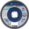 Bosch PRO Disco abrasivo a lamelle BoschxLockx571 Best for Metal versione diritta 125