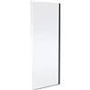 - Parete doccia fissa Slim 67,5-69x200 cm nera