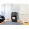 DCG Stufa a gas pieghevole DGC con ruote 4,2 kW nero