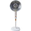 DCG Stufa alogena oscillante al carbon crystal DCG 900 W bianco arancio