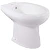Idro-Bric Bidet a terra Lake in ceramica bianco