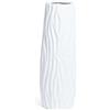 NO BRAND Vaso in ceramica 11x30 cm bianco