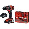Einhell Trapano avvitatore a percussione a batteria Einhell TE CD 18/40 Li i +64