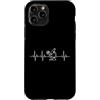 Microbiology Lab & Science Apparel Custodia per iPhone 11 Pro Microscopio Battito cardiaco Lab Biologia Scienze ECG