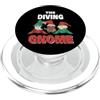 Funny Diving Designs Lo gnomo subacqueo Funny Christmas Diver PopSockets PopGrip per MagSafe