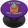 Kawaii Side Simpatico cactus duro ma tenero amante delle piante PopSockets PopGrip Adesivo