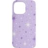 Cute Christmas & Cozy Winter Xmas Patter Custodia per iPhone 14 Pro Max Lavanda lilla viola retrò scoppio scintillante Natale