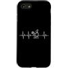 Microbiology Lab & Science Apparel Custodia per iPhone SE (2020) / 7/8 Microscopio Battito cardiaco Lab Biologia Scienze ECG