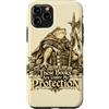 Fantasy Bookish Realm Custodia per iPhone 11 Pro Fantasy Frog Guardian per gli amanti del libro e i lettori