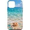 Coastal Ocean Lover Gifts Custodia per iPhone 12 mini Conchiglia Tra Vetro Di Mare