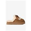 UGG Pantofola Disquette Heritage Costine Castagna Donna