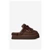 UGG Pantofola Disquette Heritage Costine Moro Donna