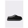 UGG Pantofola Tasman Nero Uomo con bordo intrecciato