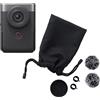 Canon PowerShot V10 Vlogging Kit Fotocamera Digitale Silver Garanzia Canon