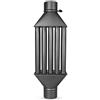 Denvel Canna fumaria scambiatore calore 130mm valvola radiatore tubo stufa camino | Scambiatore aria calda, stufa legna, caldaia, recupero calore, valvola tiraggio, risparmio energia, montaggio, pulizia
