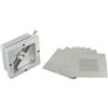 HavenlyCove Kit per reballing in metallo da 90 mm con maschera e 10 stencil per PCB Ball Grid Array Saldatura lavori di riparazione (maschera + 10 stencil)