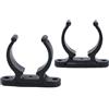 Girftong Confezione da 2 ganci per barche per pali di diametro 38 mm | Costruzione in nylon, resistente ai raggi UV, adatta per aste da 3,8 cm, ideale per kayak, canoe