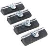 OldNewBikes Blocchi pattini pastiglie dei freni (4 unità) da 55mm per biciclette classiche retrò vintage con freni a bacchetta