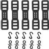 Luoyuanjia 4 cinturini in silicone per bicicletta | Cinghie in gomma da ciclismo, supporto in silicone per torce elettriche, telefoni cellulari, altoparlanti, luci da manubrio
