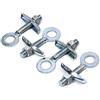 OldNewBikes Tendicatena Chiuso (4 unità) per Bicicletta, Fabbricato in Acciaio galvanizzato