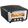 VEVOR Forno Elettrico per Pizza da Banco 2200W 12 pollici Temperatura 430°C Fornetto per Pizza, Controllo Indipendente di Temperatura e Tempo, con Pietra Refrattaria, per Cucina Domestica, Ristorante