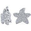 Bling Jewelry Dichiarazione Di Stile Art Deco Nuziale Aaa Cz Orecchini A Cerchio Baguette Per Donne Matrimonio Prom Holiday Festa Formale Clip Su Oro Giallo Placcato Argento